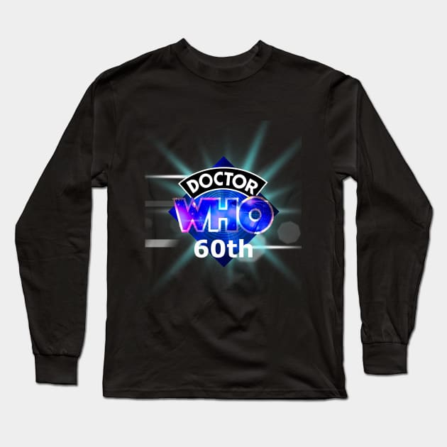 concept 60th Dr who logo Long Sleeve T-Shirt by EnceladusWaters